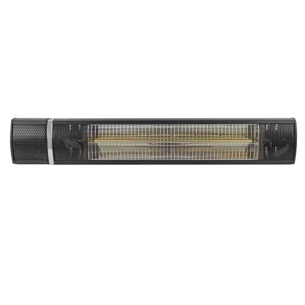 Wall Mount Black Electric Heater, Hiland, Mfr#: HIL-TW15R